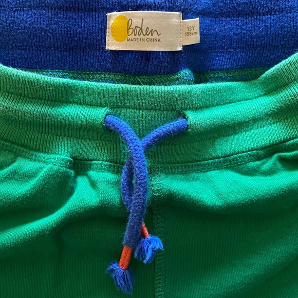 Mini Boden Green Kids Shorts - Picture 3 of 3